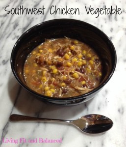 Southwest Chicken Vegetable Soup